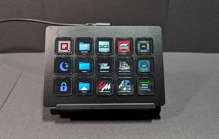 MiraBox 293 StreamDock Visual Keyboard 3x5 LCD Button