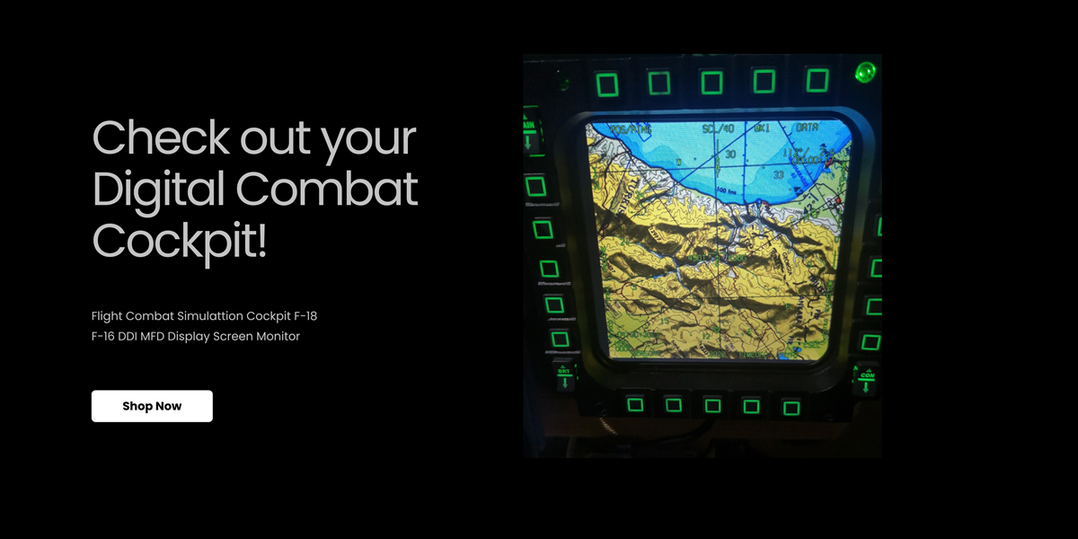 F-16/F/A-18 DDI MFD Monitor